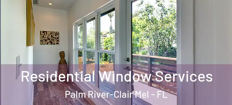 Residential Window Services Palm River-Clair Mel - FL