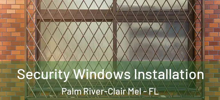 Security Windows Installation Palm River-Clair Mel - FL