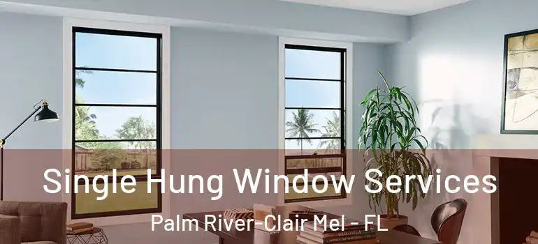 Single Hung Window Services Palm River-Clair Mel - FL