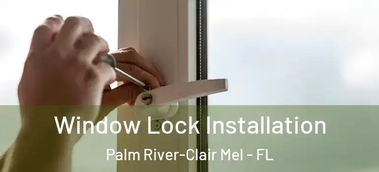 Window Lock Installation Palm River-Clair Mel - FL